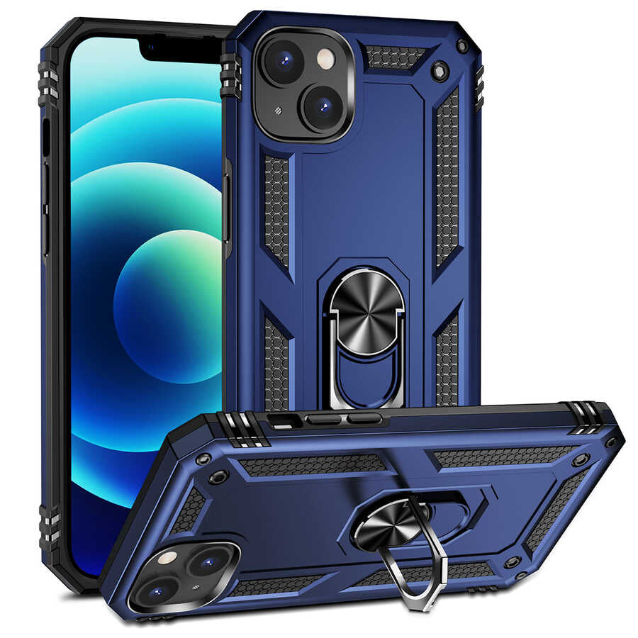 Apple iPhone 14 Kılıf Zore Vega Kapak Gri