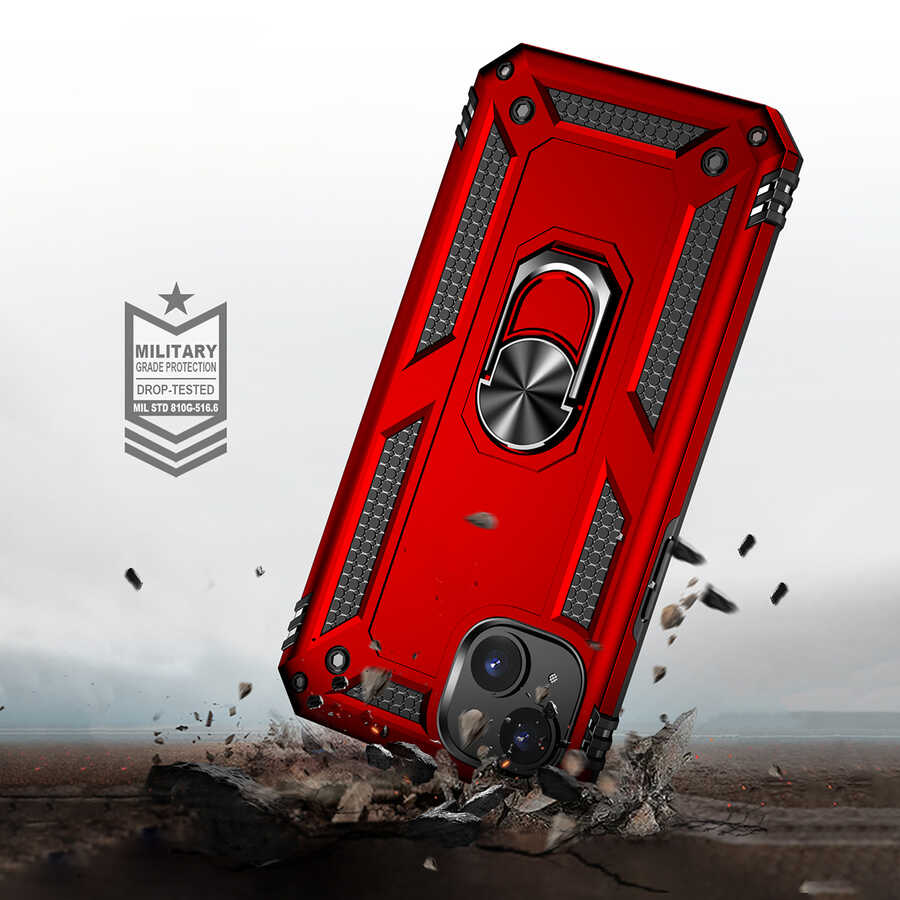 Apple iPhone 14 Kılıf Zore Vega Kapak Gri