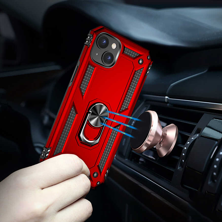 Apple iPhone 14 Kılıf Zore Vega Kapak Siyah