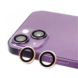 Apple iPhone 14 Plus Zore CL-07 Kamera Lens Koruyucu Rose Gold