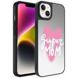 Apple iPhone 14 Plus Kılıf Aynalı Desenli Kamera Korumalı Parlak Zore Mirror Kapak Yazı