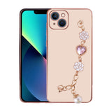 Apple iPhone 14 Plus Kılıf El Tutamaçlı Kamera Korumalı Zore Taka Silikon Kapak Pembe