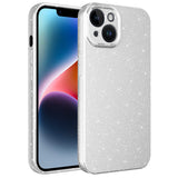 Apple iPhone 14 Plus Kılıf Kamera Korumalı Simli Lüks Zore Koton Kapak Mor