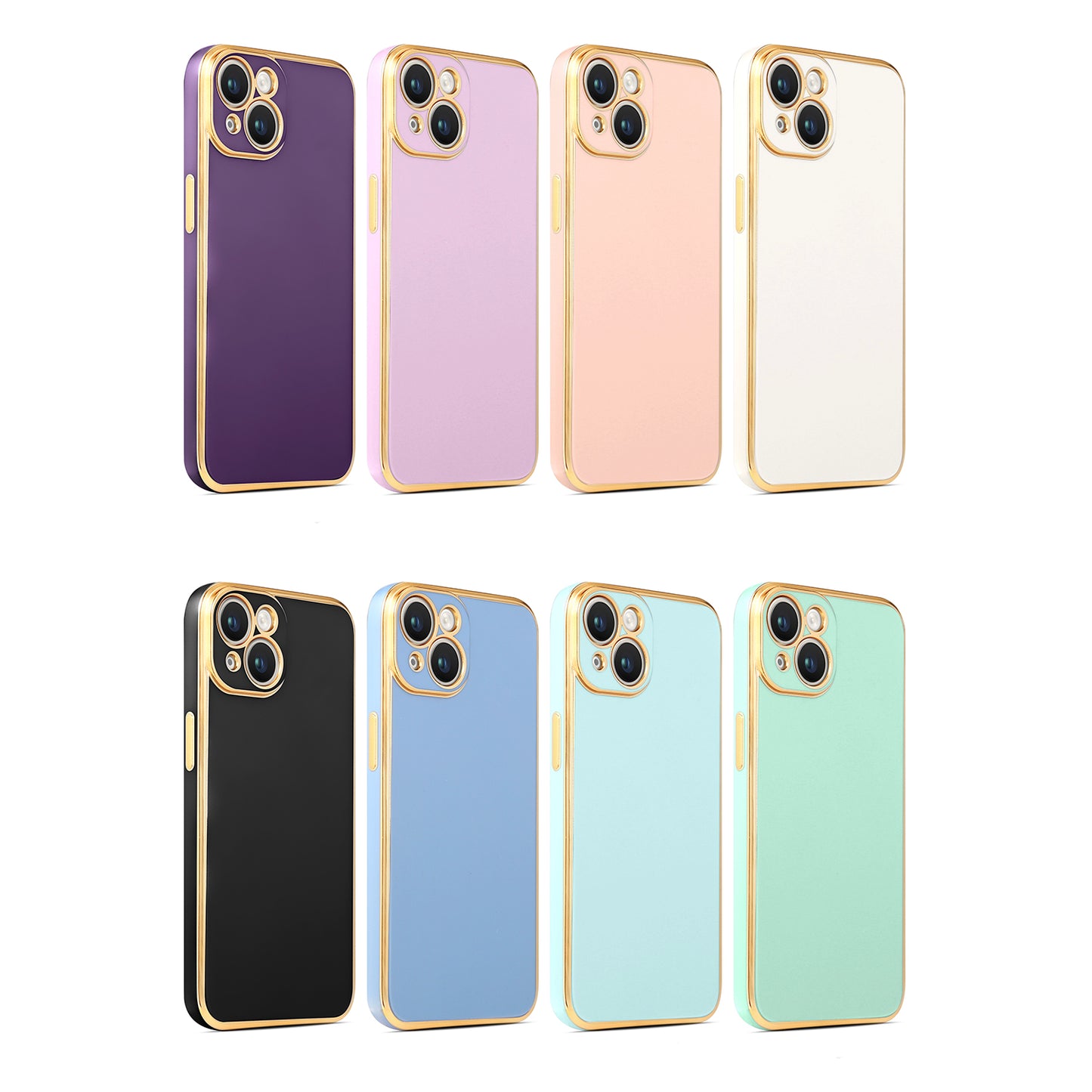 Apple iPhone 14 Plus Kılıf Zore Bark Kapak Mavi Açık