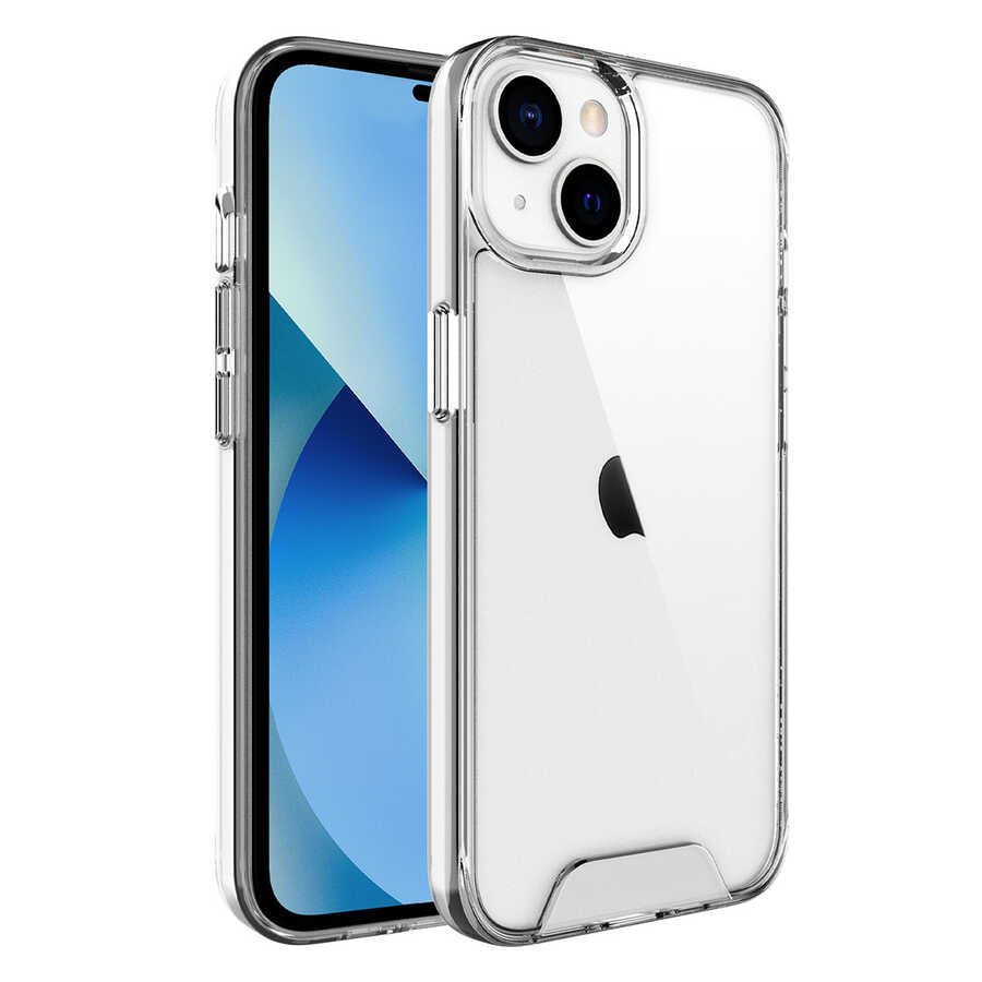 Apple iPhone 14 Plus Kılıf Zore Gard Silikon Renksiz