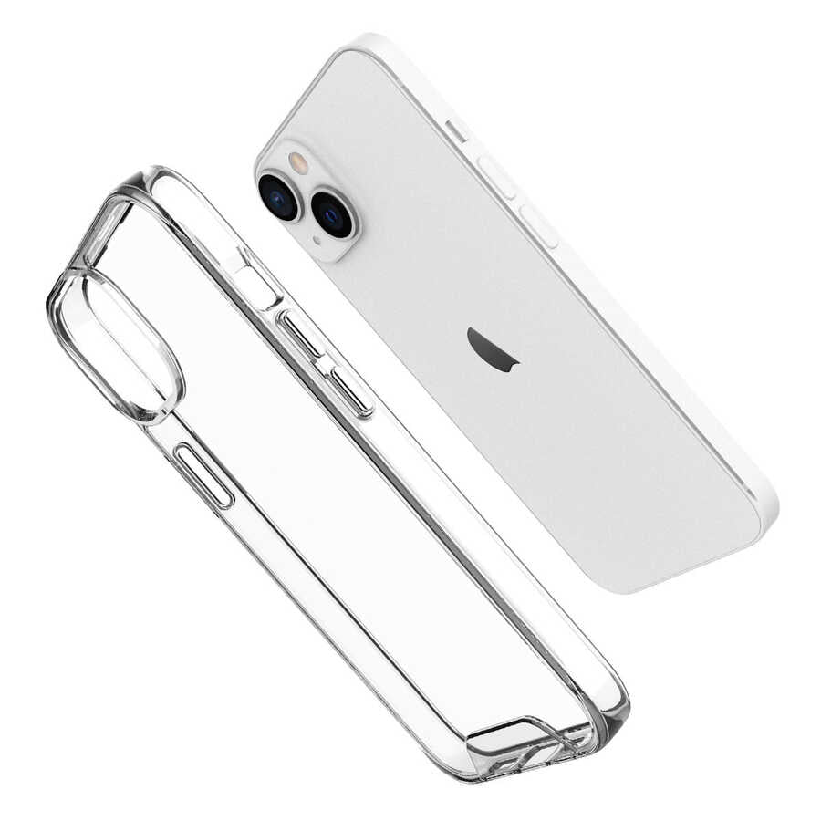 Apple iPhone 14 Plus Kılıf Zore Gard Silikon Renksiz
