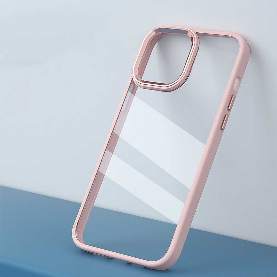 Apple iPhone 14 Plus Kılıf Zore Krom Kapak Yeşil