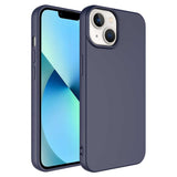 Apple iPhone 14 Plus Kılıf Zore Mara Lansman Kapak Koyu Mor