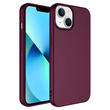 Apple iPhone 14 Plus Kılıf Zore Mara Lansman Kapak Koyu Mor