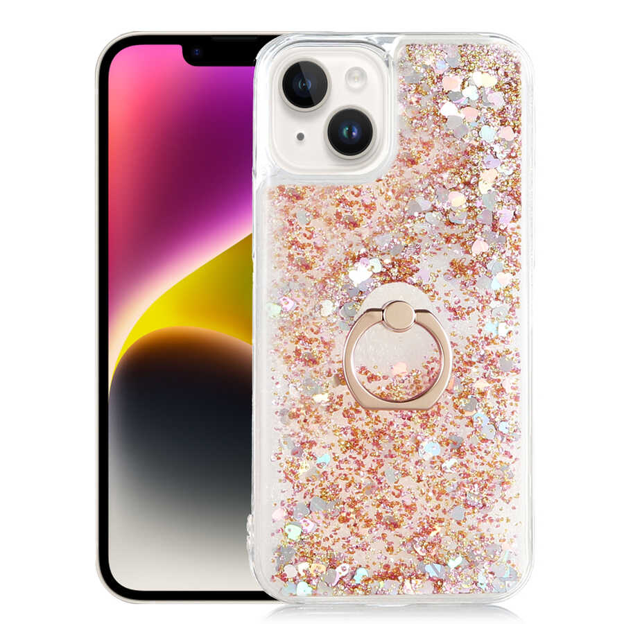 Apple iPhone 14 Plus Kılıf Zore Milce Kapak Gold