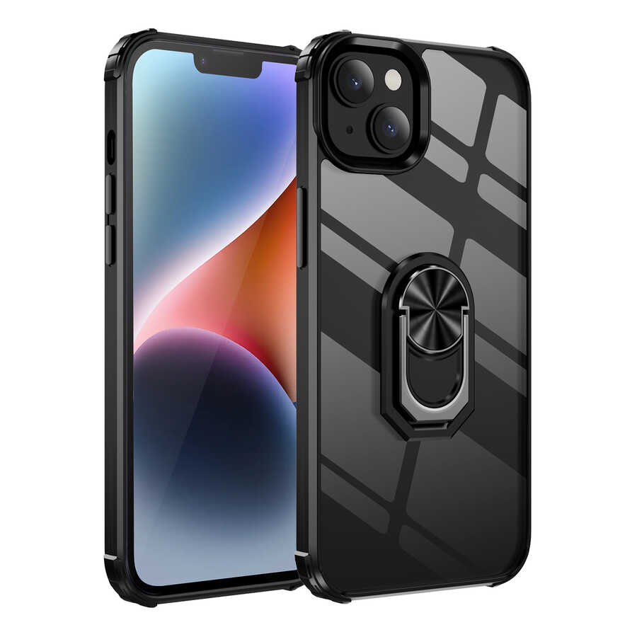 Apple iPhone 14 Plus Kılıf Zore Mola Kapak Siyah