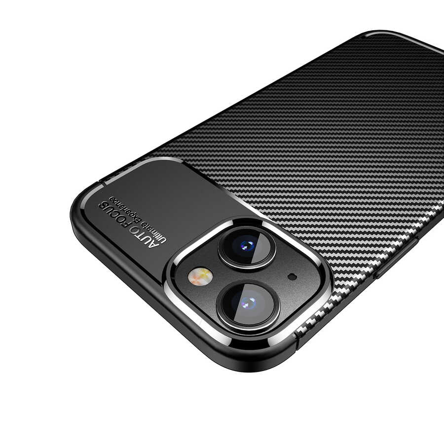 Apple iPhone 14 Plus Kılıf Zore Negro Silikon Kapak Lacivert