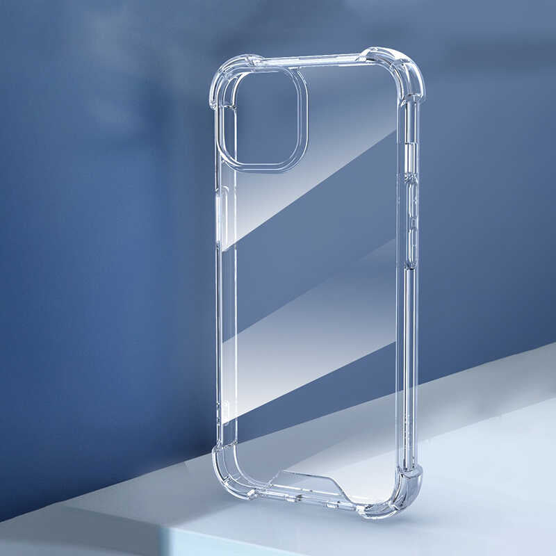 Apple iPhone 14 Plus Kılıf Zore Nitro Anti Shock Silikon Renksiz