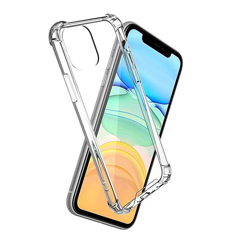 Apple iPhone 14 Plus Kılıf Zore Nitro Anti Shock Silikon Renksiz