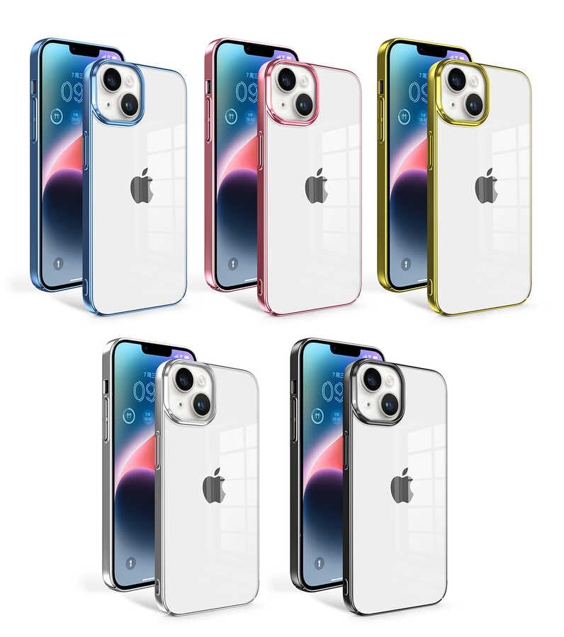 Apple iPhone 14 Plus Kılıf Zore Sun Kapak Gold
