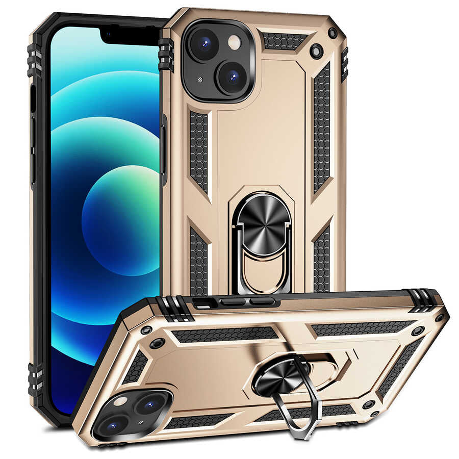 Apple iPhone 14 Plus Kılıf Zore Vega Kapak Kırmızı