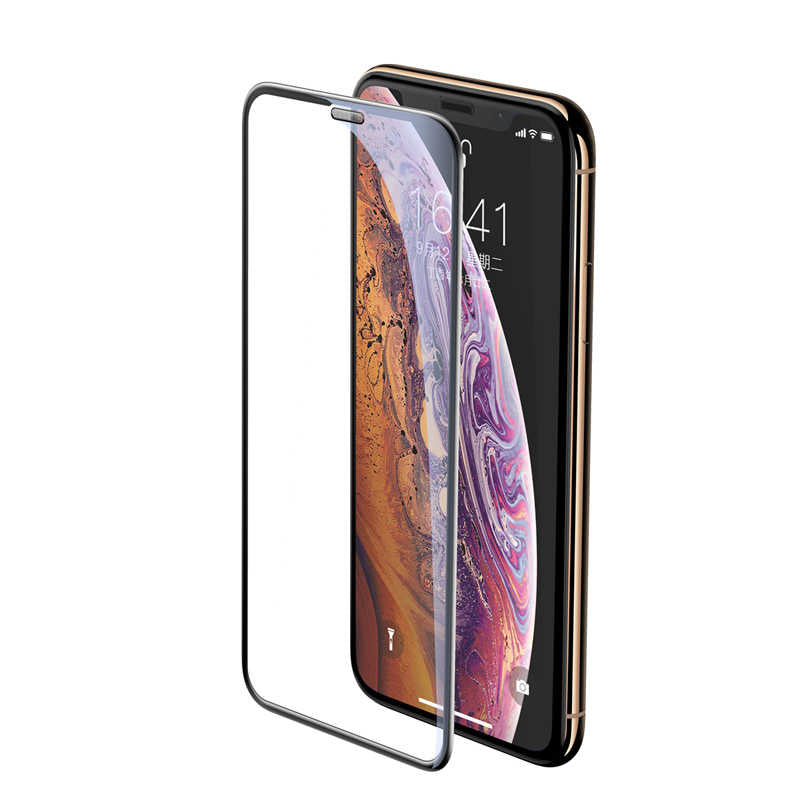 Apple iPhone 14 Pro Ahize Toz Önleyici Zore Anti-Dust Temperli Ekran Koruyucu Siyah