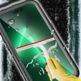Apple iPhone 14 Pro Kılıf 1-1 Su Geçirmez Kılıf Siyah