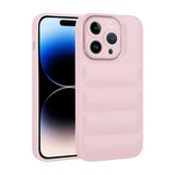 Apple iPhone 14 Pro Kılıf Kamera Korumalı Parlak Airbag'li Zore Galya Kapak Pembe
