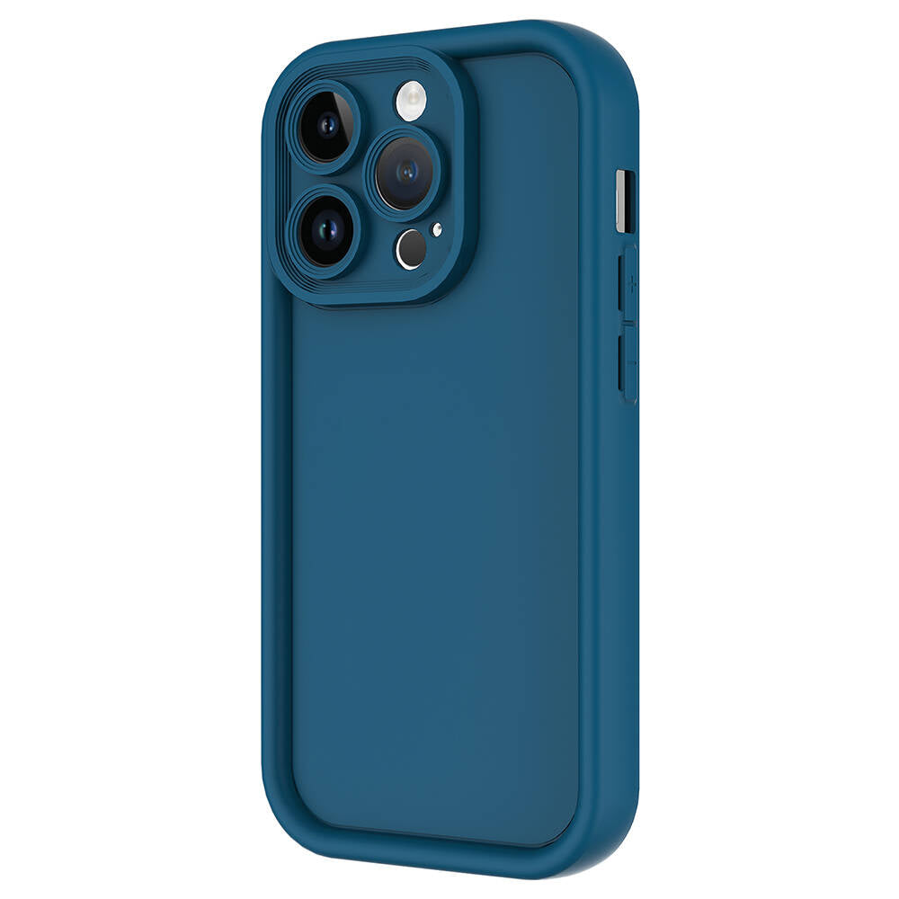 Apple iPhone 14 Pro Kılıf Kamera Korumalı Zore Ananas Kapak Pembe Koyu