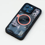 Apple iPhone 14 Pro Kılıf Özelleştirilebilir 3 Fonksiyonlu Bluetooth Bağlantılı Bitmo Lab Bangcase Akıllı M-safe Kapak Siyah