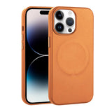 Apple iPhone 14 Pro Kılıf PU Deri M-safe Wireless Şarj Özellikli Zore Derix Kapak Taba