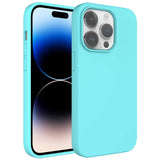 Apple iPhone 14 Pro Kılıf Sıvı Teknolojili Silinebilir Sert Zore Kivi Kapak Mor