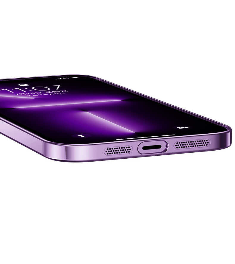 Apple iPhone 14 Pro Kılıf Wireless Şarj Özellikli Sert PC Zore Riksos M-safe Kapak Mavi