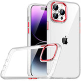 Apple iPhone 14 Pro Kılıf Zore Flora Kapak Kırmızı