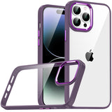 Apple iPhone 14 Pro Kılıf Zore Flora Kapak Derin Mor
