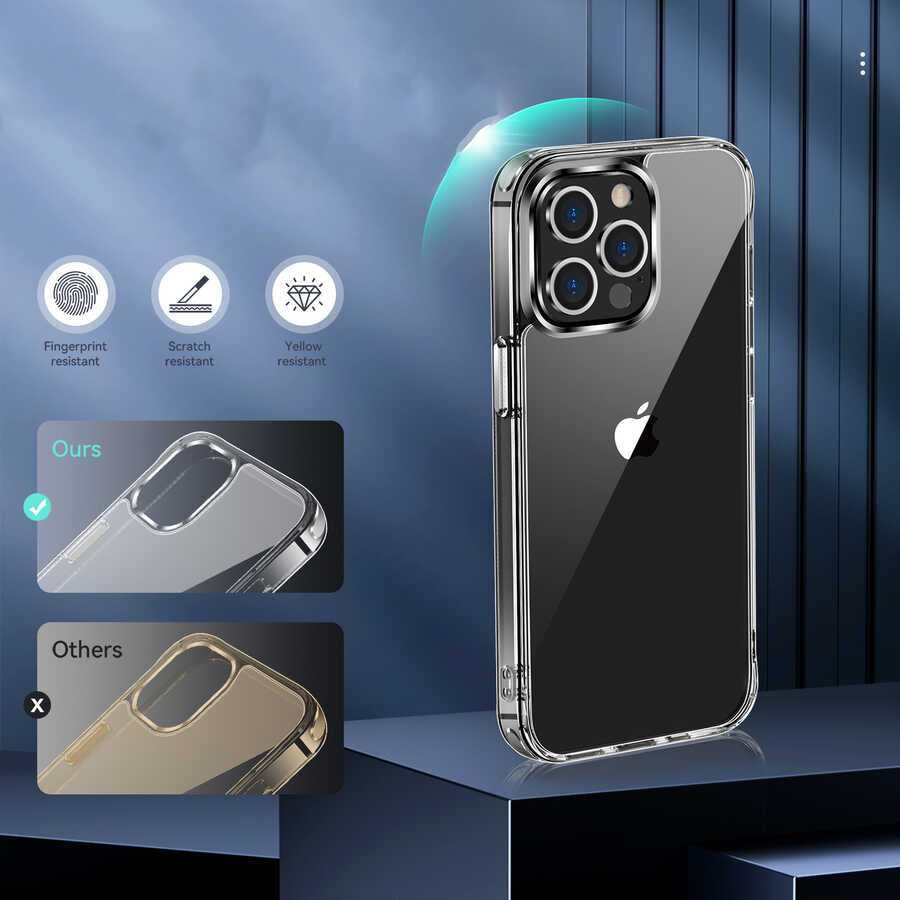 Apple iPhone 14 Pro Kılıf Zore Forst Kapak Renksiz