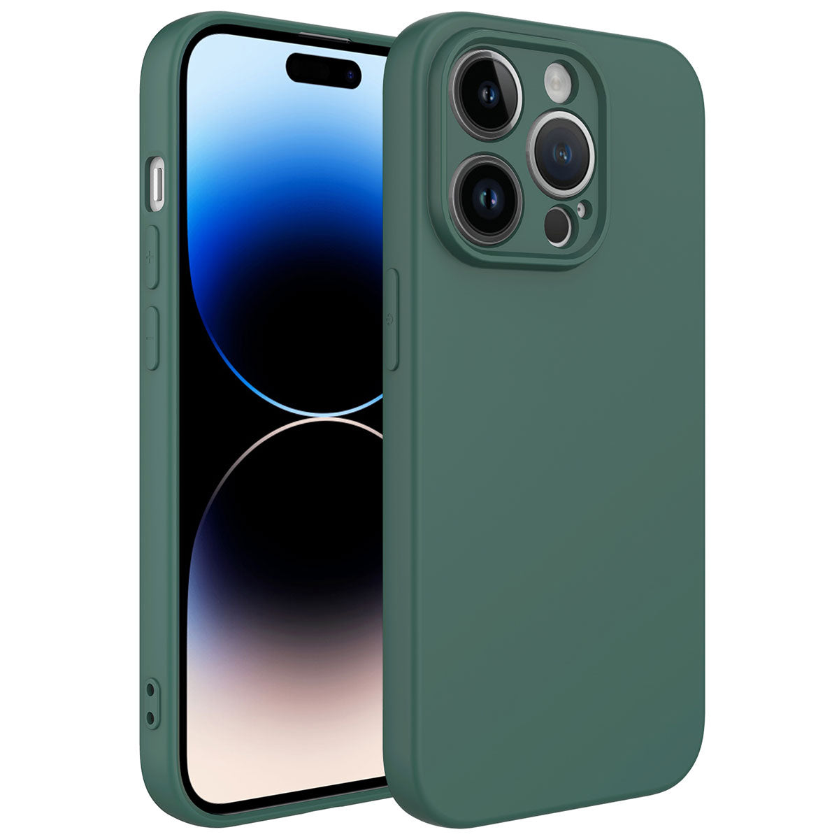 Apple iPhone 14 Pro Kılıf Zore Kamera Korumalı Mara Lansman Kapak Açık Yeşil