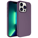 Apple iPhone 14 Pro Kılıf Zore Kamera Korumalı Mara Lansman Kapak Koyu Mor
