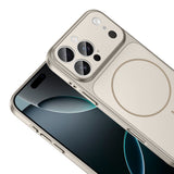 Apple iPhone 14 Pro Kılıf Zore M-Safe Şarj Özellikli Kamera Korumalı Formen Kapak Turuncu