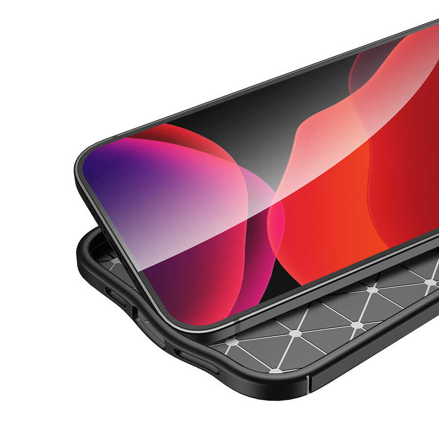 Apple iPhone 14 Pro Kılıf Zore Niss Silikon Kapak Siyah