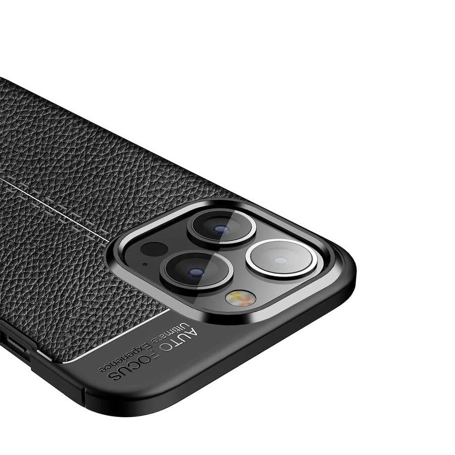 Apple iPhone 14 Pro Kılıf Zore Niss Silikon Kapak Siyah