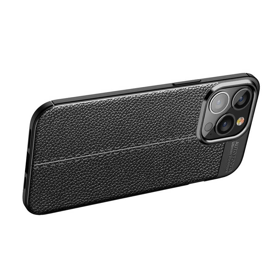 Apple iPhone 14 Pro Kılıf Zore Niss Silikon Kapak Siyah