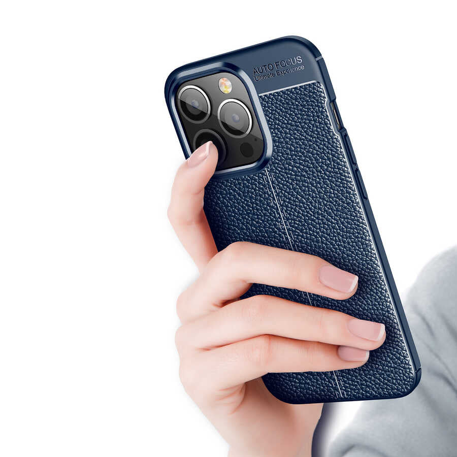 Apple iPhone 14 Pro Kılıf Zore Niss Silikon Kapak Siyah