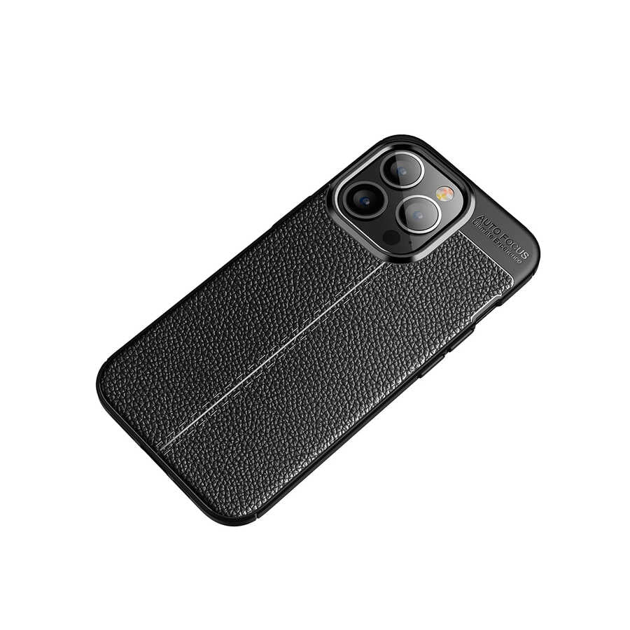 Apple iPhone 14 Pro Kılıf Zore Niss Silikon Kapak Siyah