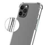 Apple iPhone 14 Pro Kılıf Zore Nitro Anti Shock Silikon Renksiz