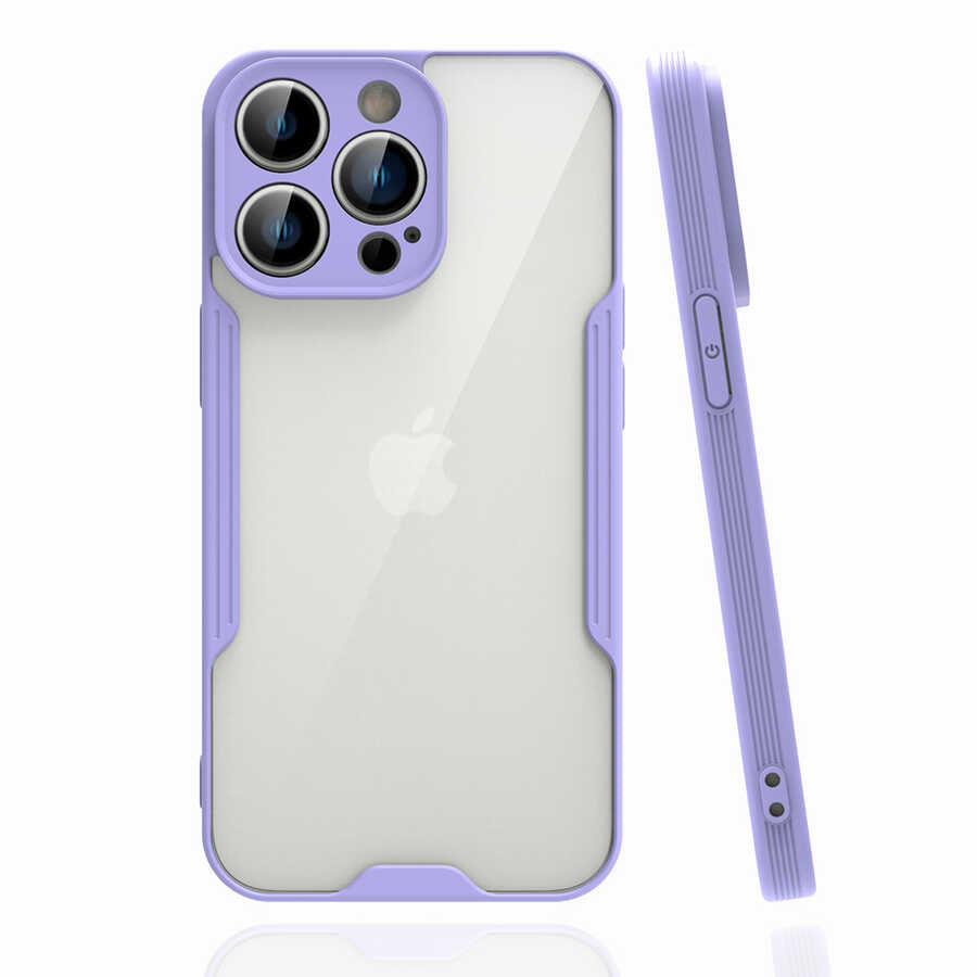 Apple iPhone 14 Pro Kılıf Zore Parfe Kapak Mor