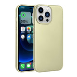 Apple iPhone 14 Pro Kılıf Zore Premier Silikon Kapak Gold