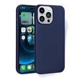 Apple iPhone 14 Pro Kılıf Zore Premier Silikon Kapak Lacivert