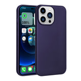 Apple iPhone 14 Pro Kılıf Zore Premier Silikon Kapak Derin Mor