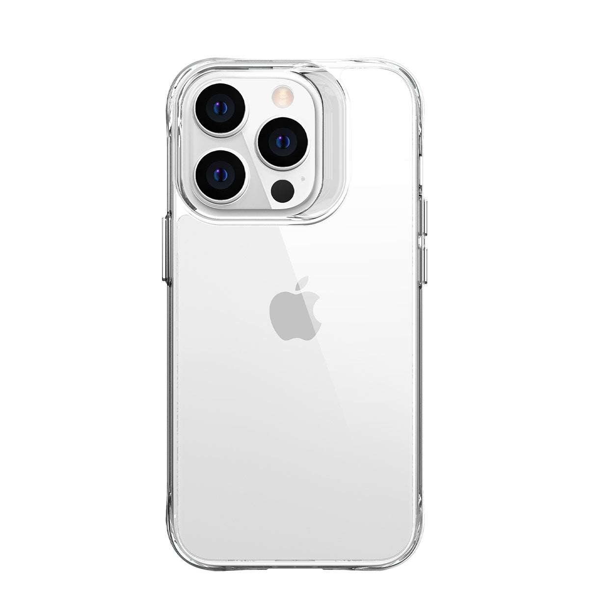 Apple iPhone 14 Pro Kılıf Zore Şeffaf Ultra İnce Airbag Tasarımlı Okka Kapak Renksiz