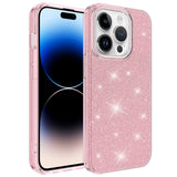 Apple iPhone 14 Pro Kılıf Zore Shining Silikon Pembe