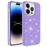 Apple iPhone 14 Pro Kılıf Zore Shining Silikon Mor