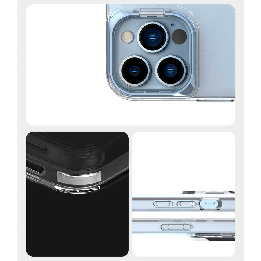 Apple iPhone 14 Pro Kılıf Zore Skuba Kapak Mavi