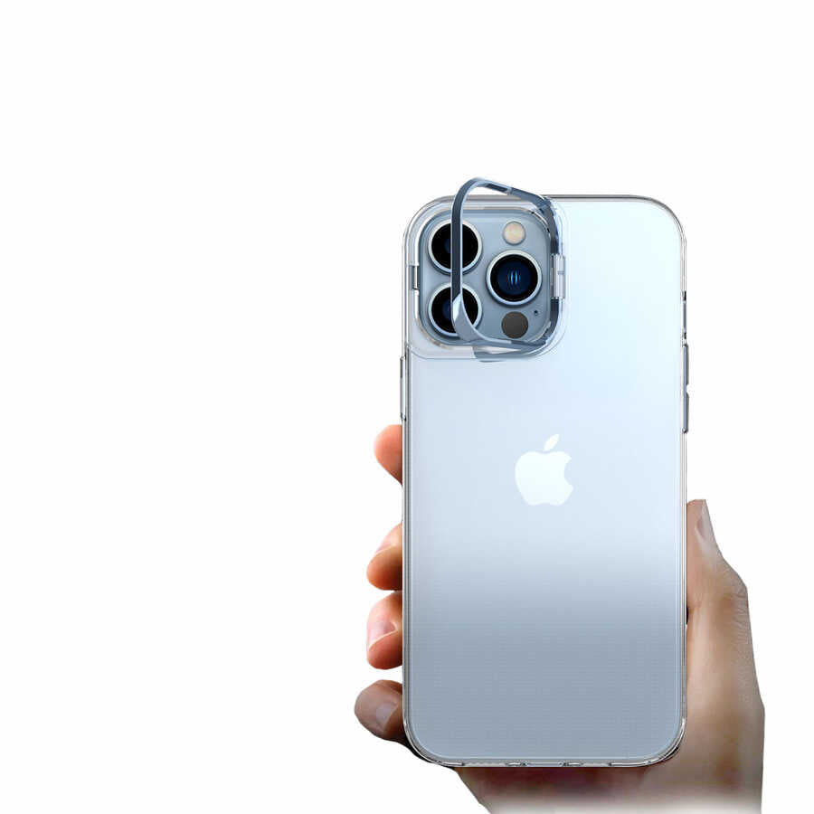 Apple iPhone 14 Pro Kılıf Zore Skuba Kapak Mavi