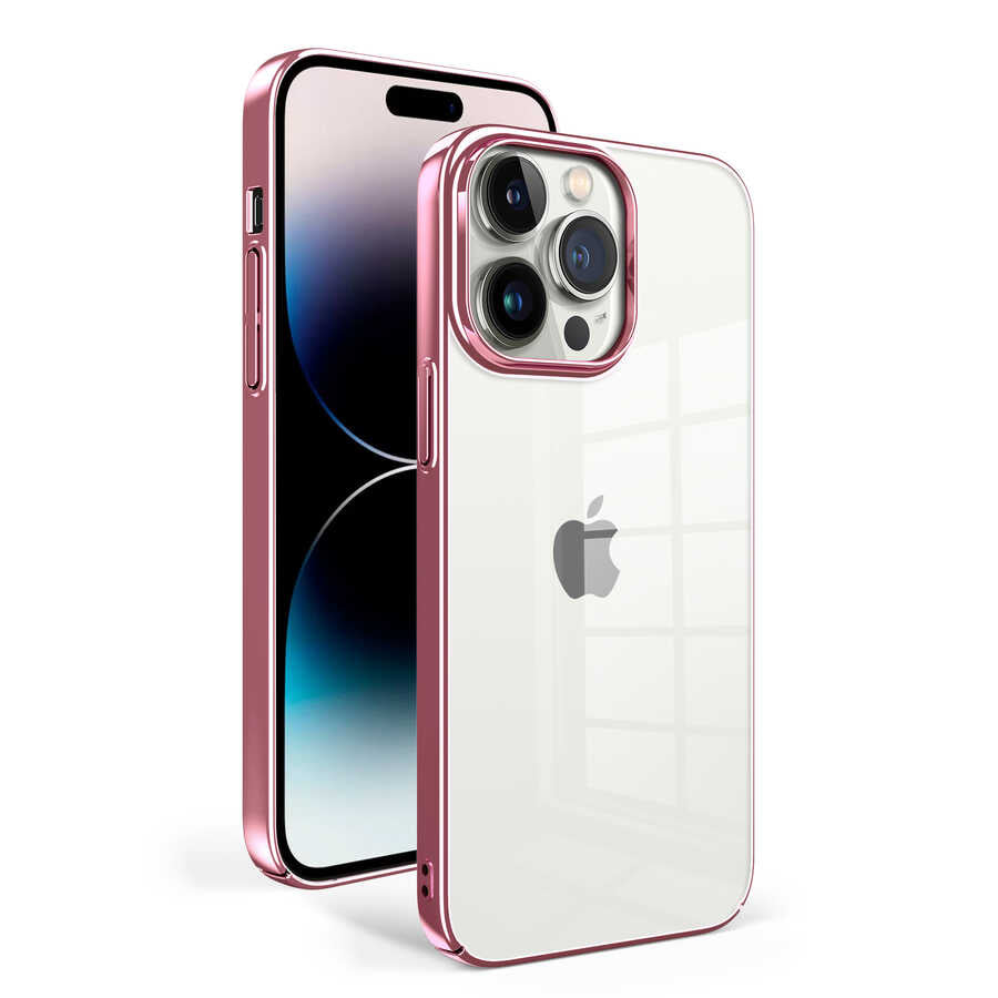Apple iPhone 14 Pro Kılıf Zore Sun Kapak Rose Gold